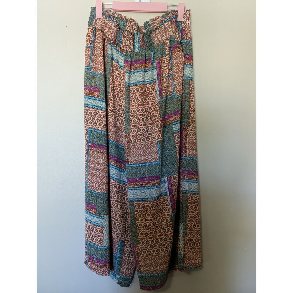 Rose + Olive Wide leg palazzo pants